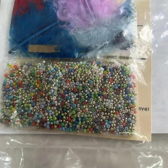 ANN BENSON NEW SEALED PARROT PIN KIT B018, BEADS CRYSTALS TURQUIOSE AMETHYST - Picture 9 of 12